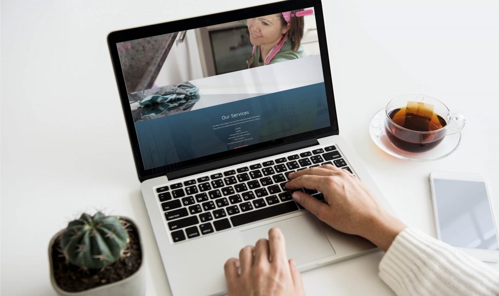 Clean On Me cleaning service website